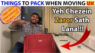 What To Pack For UK 🇬🇧| List of Things To Buy From India & Pakistan | International Student Travel