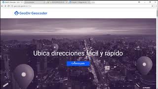 Ubica tus direcciones / domicilios Mejor que Google Maps con Geodir - Geocoder API