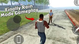 Finally Rain Mode Update Indian Bike Driving 3d || Rain Mode New Update Cheat Code Live Gameplay