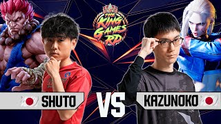 SF6 ▰SHUTO (AKUMA) VS KAZUNOKO (CAMMY) ▰ High Level Gameplay  streetfighter6