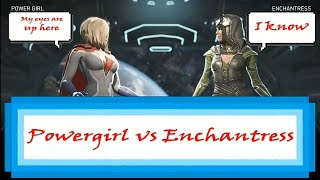 Injustice 2 Powergirl vs Enchantress