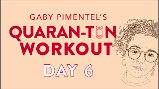 *DAY 6* QUARAN-TIN EXERCISE PLAN | ELDERLY ISOLATION HOME WORKOUT | CORONAVIRUS QUARANTINE