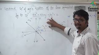 combined equation of angle bisector