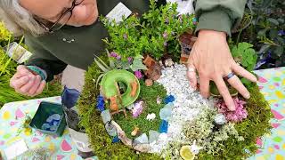 Easter Egg & Bunnies Fairy Garden Planter!