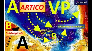 METEO -  IN ARRIVO IN SETTIMANA CON MALTEMPO, FREDDO E NEVE A BASSA QUOTA IN MOLTE REGIONI