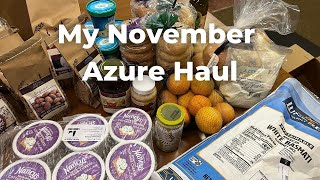 My November Azure Haul