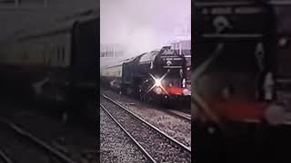 Steam Loco In Terminal Gothic Weather 😎 #train #railroad #shorts #video #csx #short #reels #rail