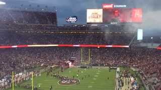 Starting lineups - San Francisco 49ers - Vikings game - 2015 season