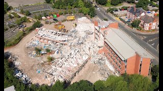 McVey Brothers Demolition | Merton Road | St. John's House | Drone Footage of Demolition Site