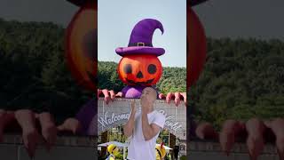 Three Halloween Pumpkins and skeletons Dance #shorts 할로윈놀이터에서 춤을~다같이 즐겨요!