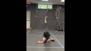 Pigeon Stretch with Trunk Twist