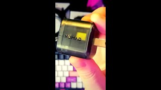 Nomad makes a SEXY charger 😘 30W GaN Transparent Power Adapter #shorts