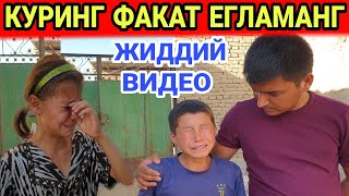 ТЕМИР ХОТИН МАХАЛЛАСИДА...ЖИДДИЙ ХОЛАТ...ХАММА КУРСИН