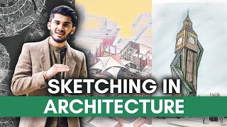 Architectural Sketching by Hamza Shaikh