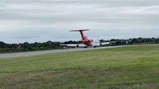 Boeing 727 landing at Southend