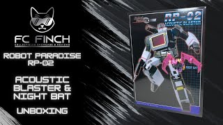 ROBOT PARADISE RP-02 ACOUSTIC BLASTER - MASTERPIECE SOUNDBLASTER: FINCH UNBOXES