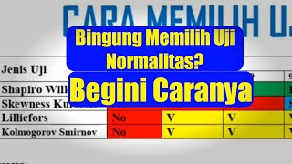 Cara Memilih Uji Normalitas || Teori dan Praktik lengkap SPSS (Bag 1)