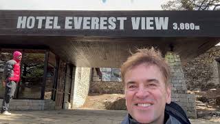 Enjoying Hotel Everest View 3880 m