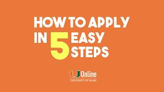 5 Easy Steps To Apply