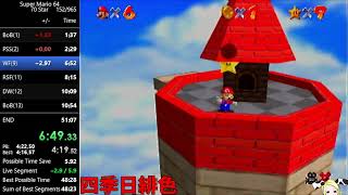 SM64 70star speedrun 50:15