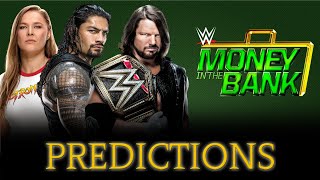 2018 WWE Money In The Bank Predictions... | MonoPython