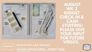 BUDGET CHECK-IN AUGUST WEEK 3 | ASKING FOR FEEDBACK ON BUDGET CONTENT