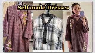 Self Made dresses 👗|| simple and beautiful designs     #dressdesign #scratch