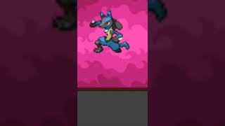 Chuck last pokemon  lucario