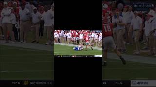 Brock Bowers makes insane catch against Florida !! #collegefootball #georgia #florida #football