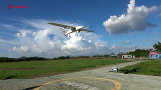 Sky Whale VTOL cargo delivery with 10x zoom camera