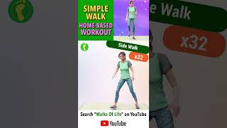 15 Minute simple walk home based workout @walksoflife5308 #walkingforweightloss #losebellyfat