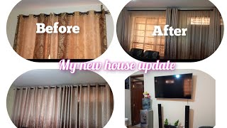 Tv mounting and Curtain rods installation