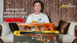 Artemis P15 New Stylish Wooden Stock Review by Mian Qamar from Just Hunters