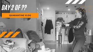 Quarantine Vlog Day 2 | am I sick? glute workout, amazon unboxing, and digestion issues.