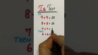 IQ Test | Mathematics Challenge | #shorts #mathshorts #puzzle #ytshorts #maths