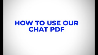 Upload and Chat PDF. Analyze .pdf files with AI