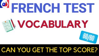 French Vocabulary Test For Beginner Level