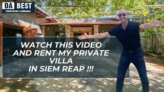 Private Villa 4 Bedrooms For Rent In Siem Reap – Sala Kamreouk