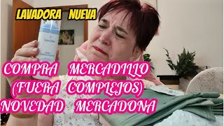 💲Compra y paseo mercadillo,✨novedad Mercadona ✨¡¡¡fuera complejos¡¡¡¡. Lavadora NUEVA👏👏👏👏