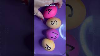 🟡 ASMR 🟣 Most satisfying egg surprise ASMR #asmr #shortsviral #mostsatisfying #eggsurprise #shorts