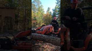 Setting Up to Mill Lumber for the Equipment Shed