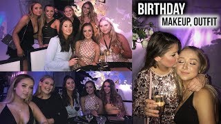 MAKEUP, HAIR AND OUTFIT | Birthday get ready with me!!