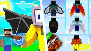 Minecraft pe More Elytra ADDON|MCPE MODS