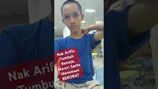 ARIFIN GANTENG berobat didampingi Santo Mantri ODGJ