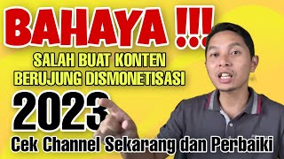 BAHAYA⁉️ 2023 Aturan Baru Youtube jika Melanggar kena Dismonetisasi