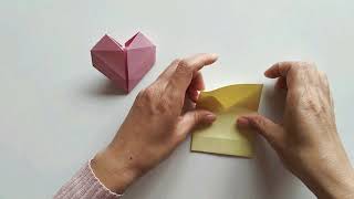 how to make an origami heart: supereasy