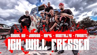 RAF45 x KRYSTALL46 x FAVORITE x JINDO109 x SUICIDE KID - ICH WILL FRESSEN (OFFICIAL VIDEO)