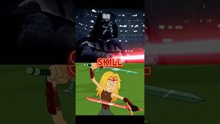 Darth Vader Vs Sasha Waybright #starwars #amphibia #shorts #edits #vs #darthvader #sashawaybright