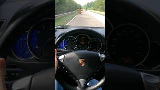 Porsche Cayenne S V8 385PS Top Speed on Autobahn #topspeed #porsche #porschecayenne #porschecars