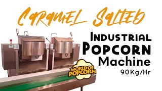 Industrial Popcorn Machine, Makes Caramel Popcorn Also!